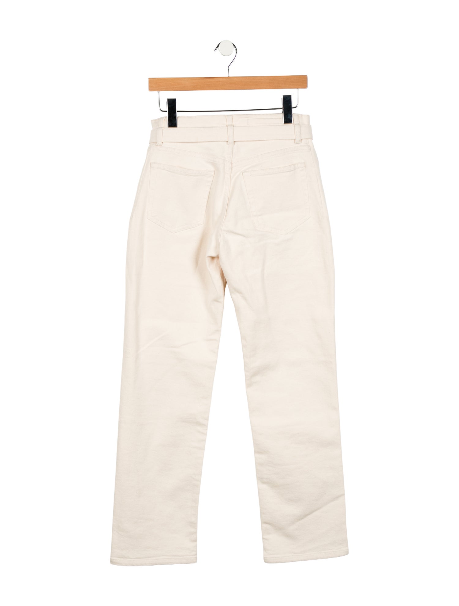 Proenza Schouler Mid-Rise Straight Leg Jeans