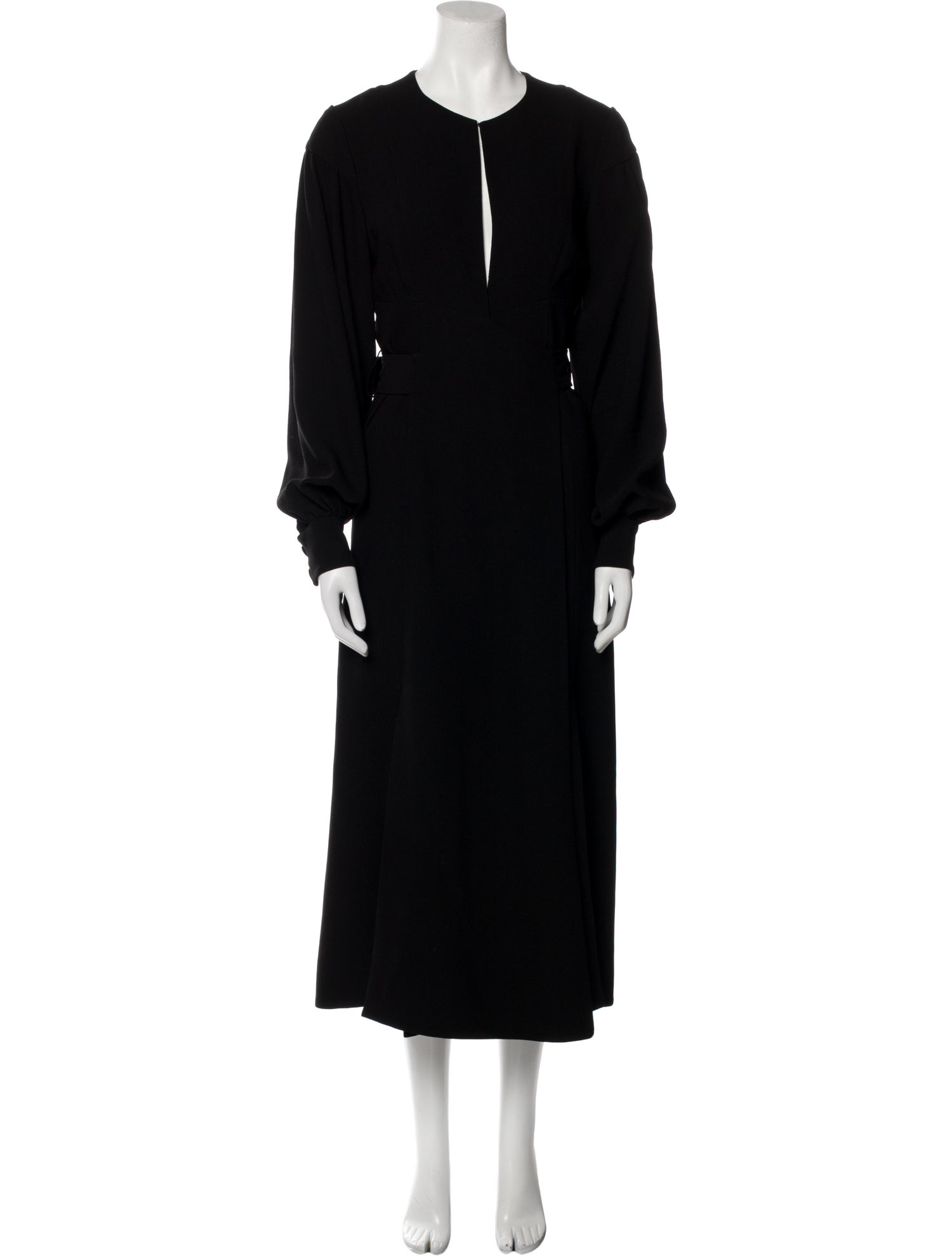 Proenza Schouler V-Neck Long Dress