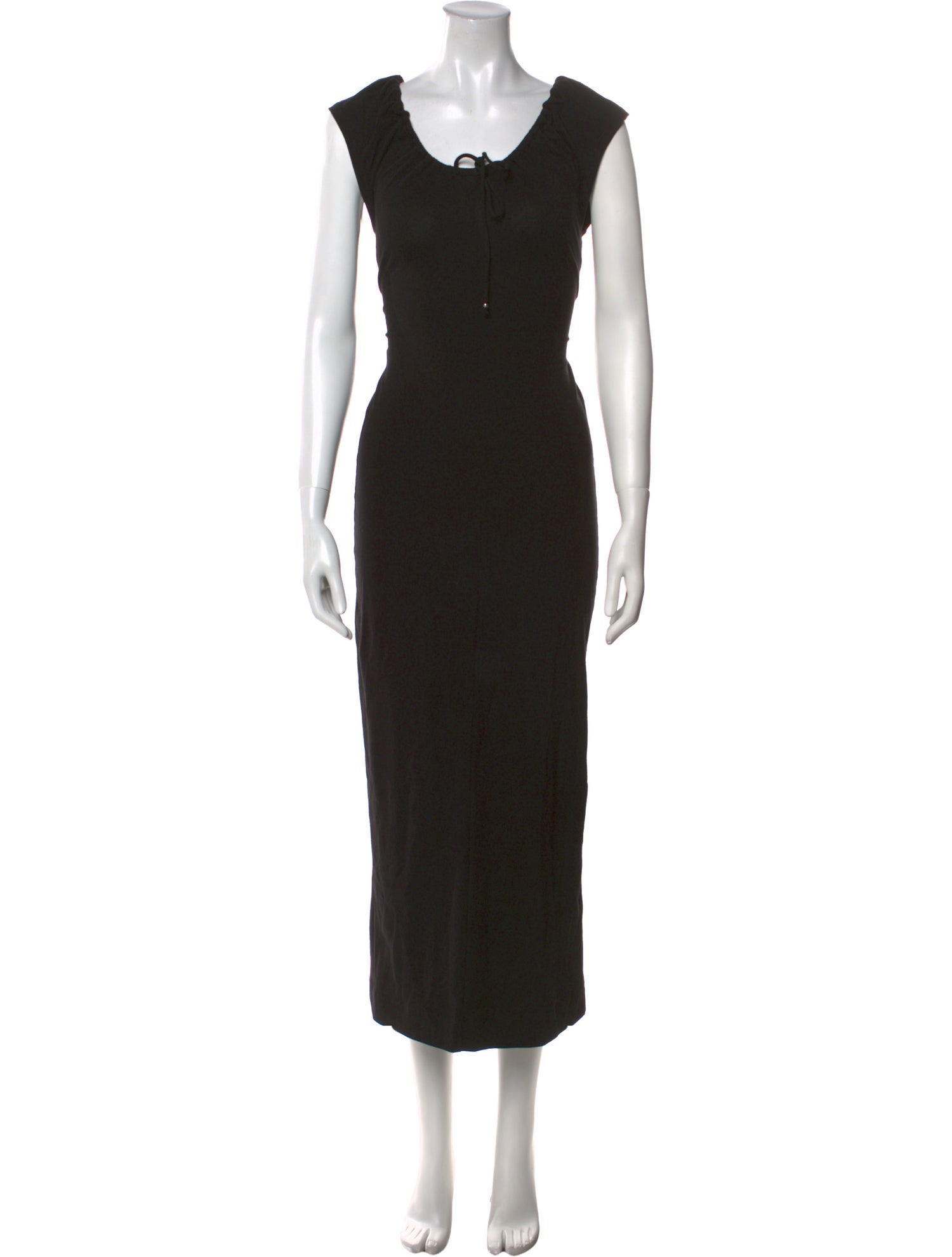 Proenza Schouler Scoop Neck Long Dress