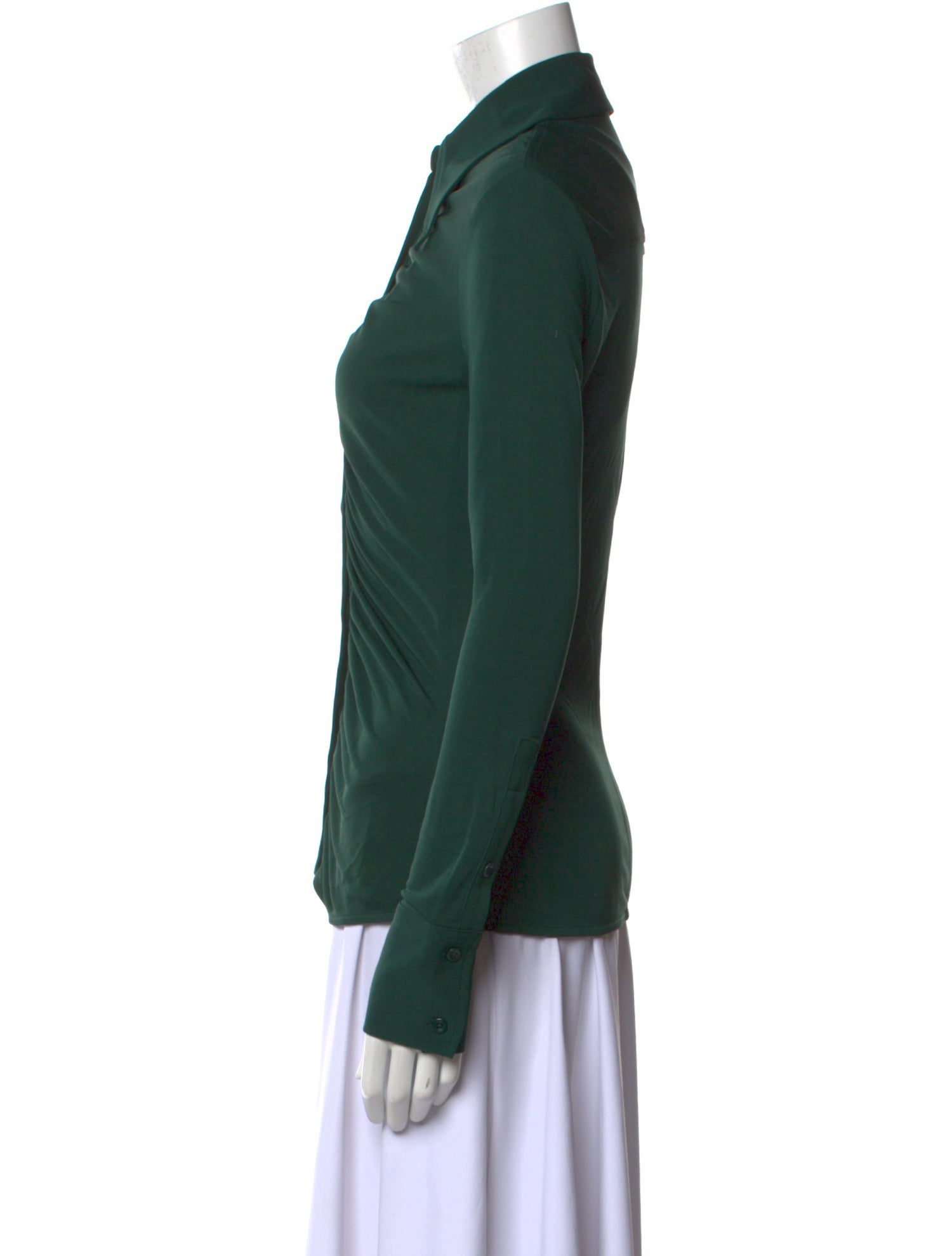 Proenza Schouler Long Sleeve Button-Up Top