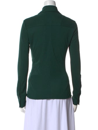 Proenza Schouler Long Sleeve Button-Up Top