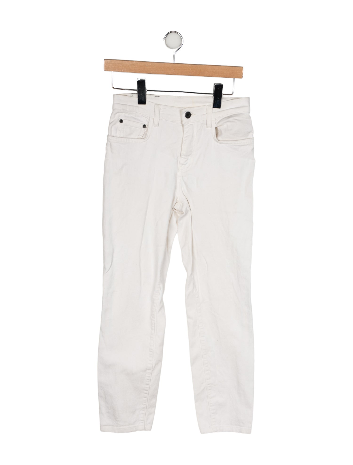Proenza Schouler Mid-Rise Straight Leg Jeans