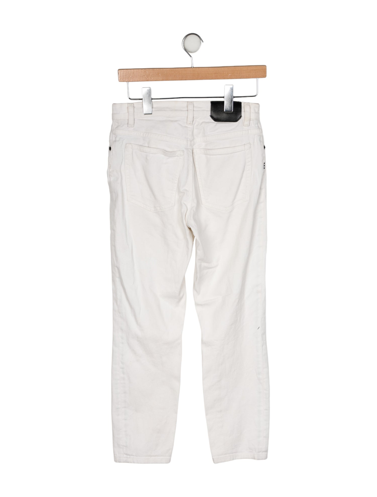 Proenza Schouler Mid-Rise Straight Leg Jeans