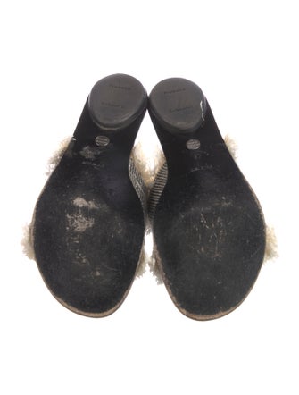 Proenza Schouler Raw-Edge Trim Slides