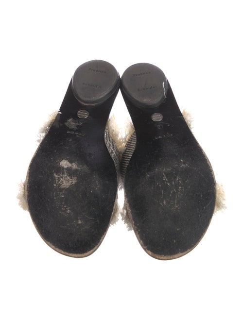 Proenza Schouler Raw-Edge Trim Slides