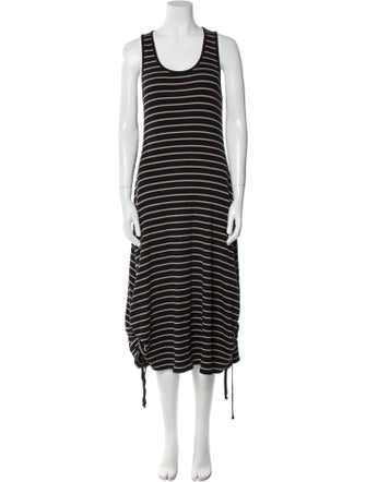 Proenza Schouler Striped Long Dress