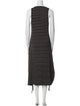 Proenza Schouler Striped Long Dress