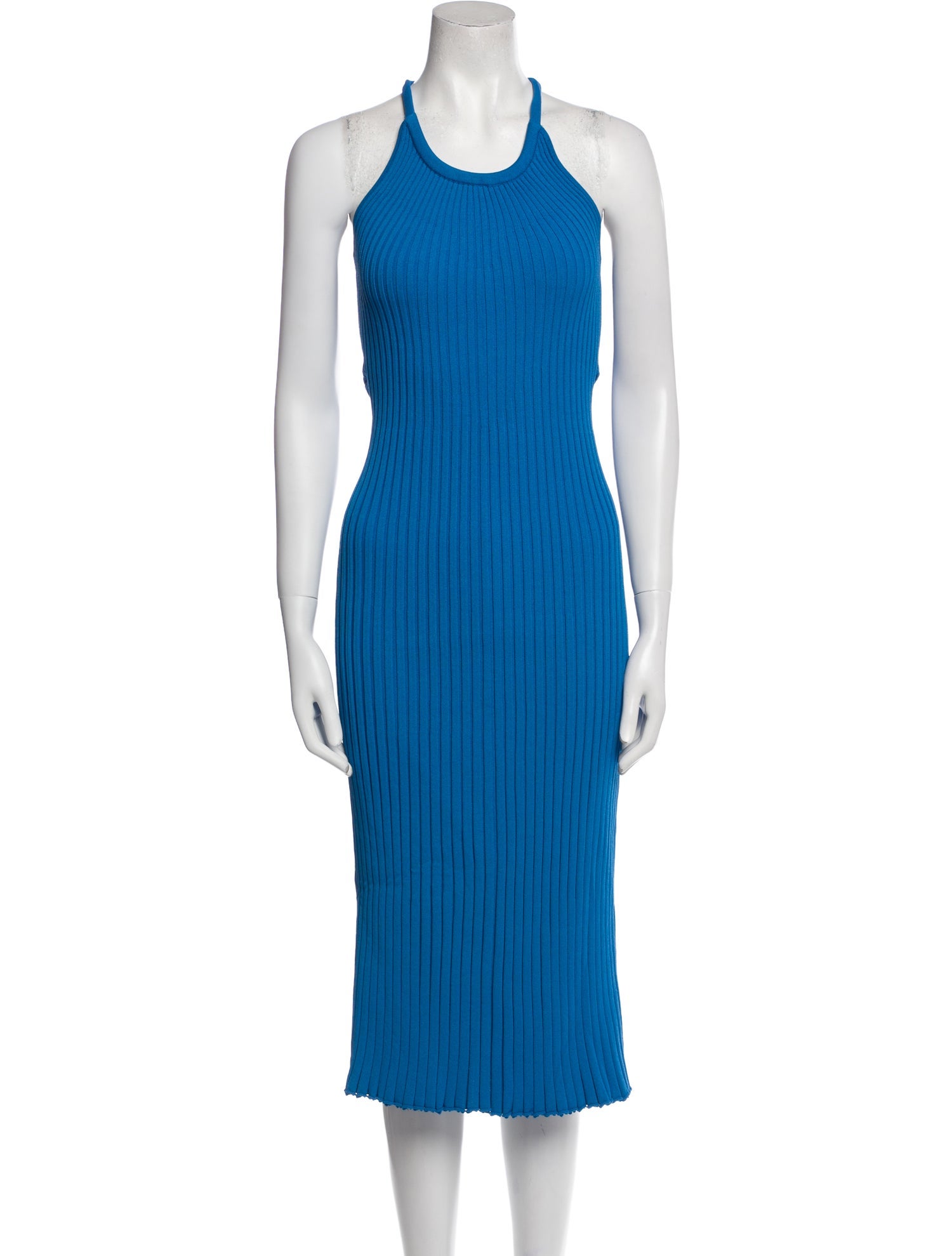 Proenza Schouler Scoop Neck Midi Length Dress