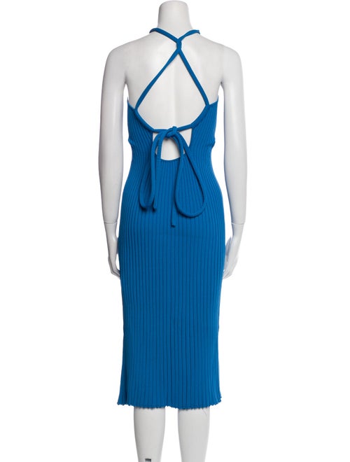 Proenza Schouler Scoop Neck Midi Length Dress