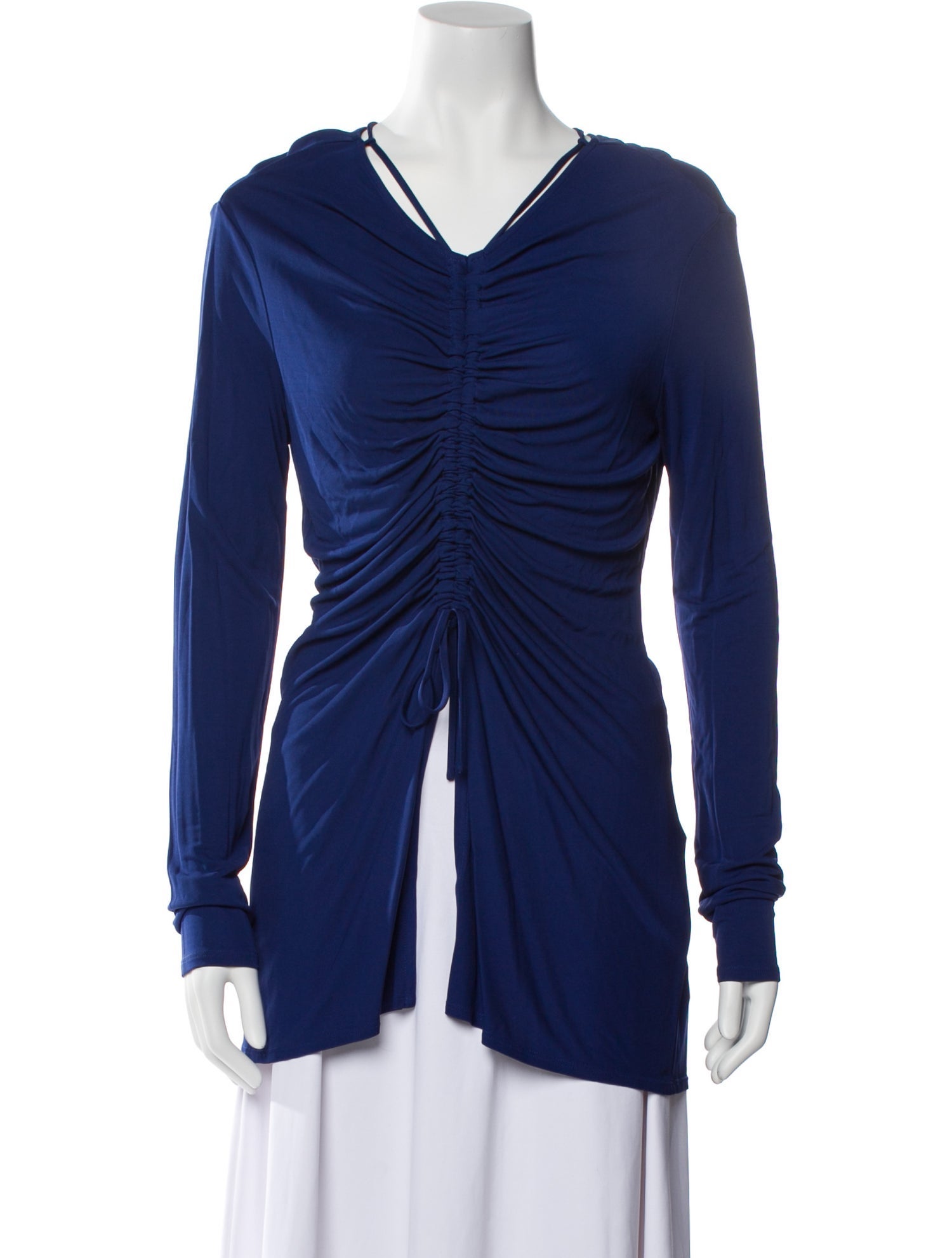 Proenza Schouler Cowl Neck Long Sleeve Top