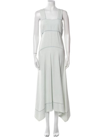 Proenza Schouler White Label Square Neckline Long Dress
