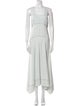 Proenza Schouler White Label Square Neckline Long Dress