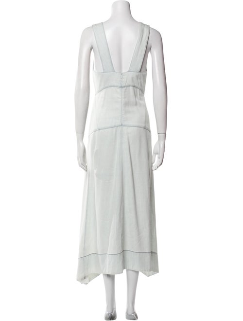 Proenza Schouler White Label Square Neckline Long Dress