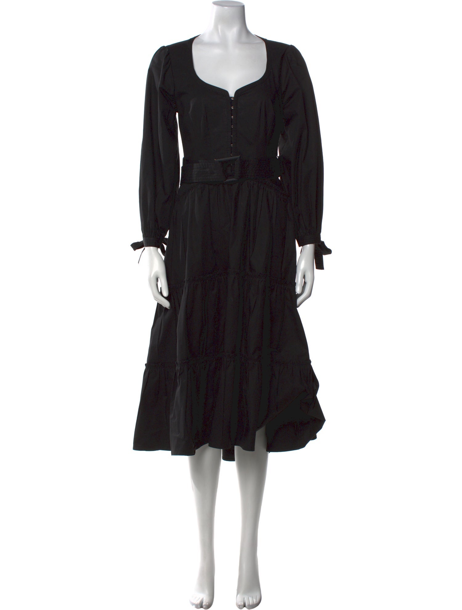 Proenza Schouler V-Neck Long Dress