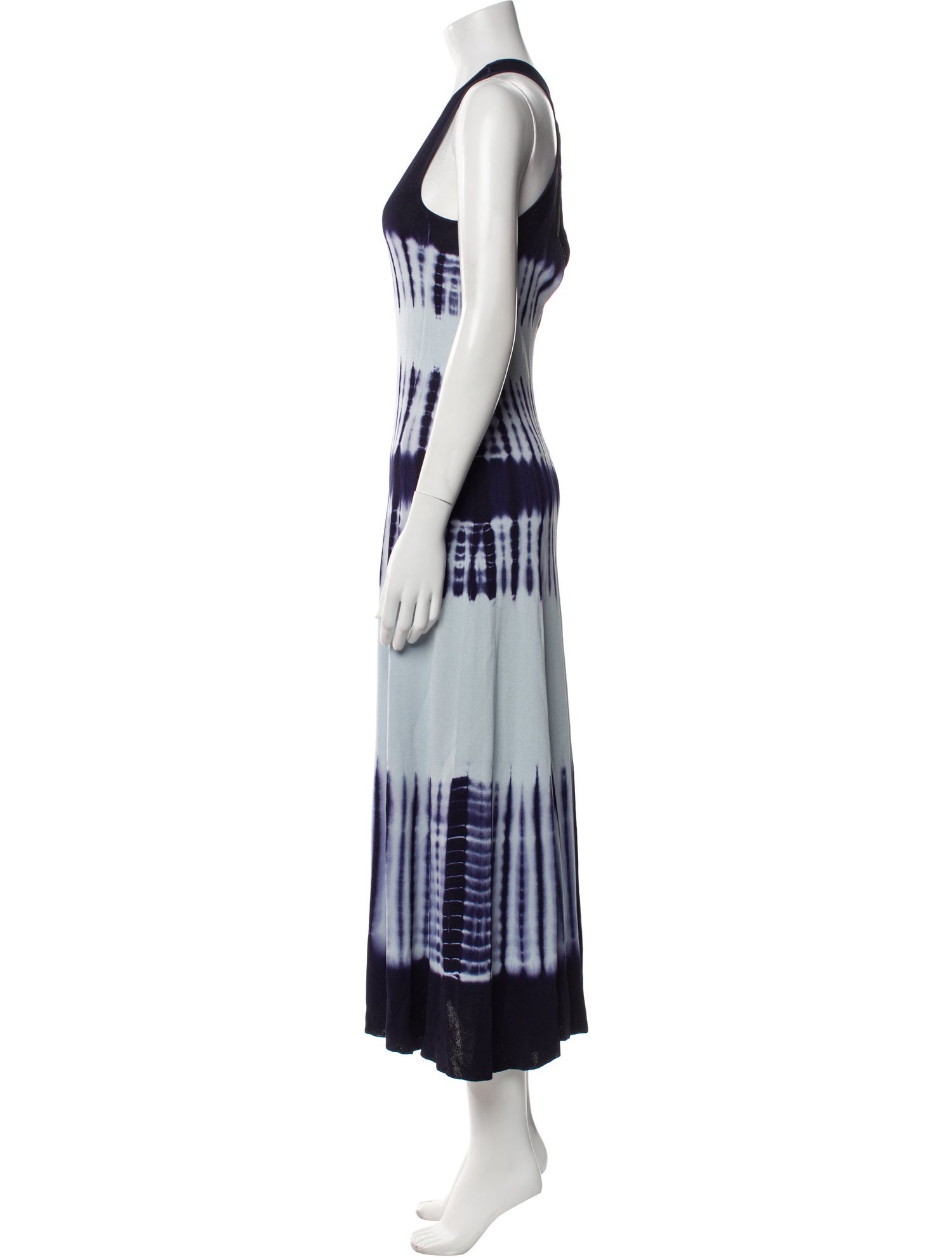 Proenza Schouler Tie-Dye Print Long Dress