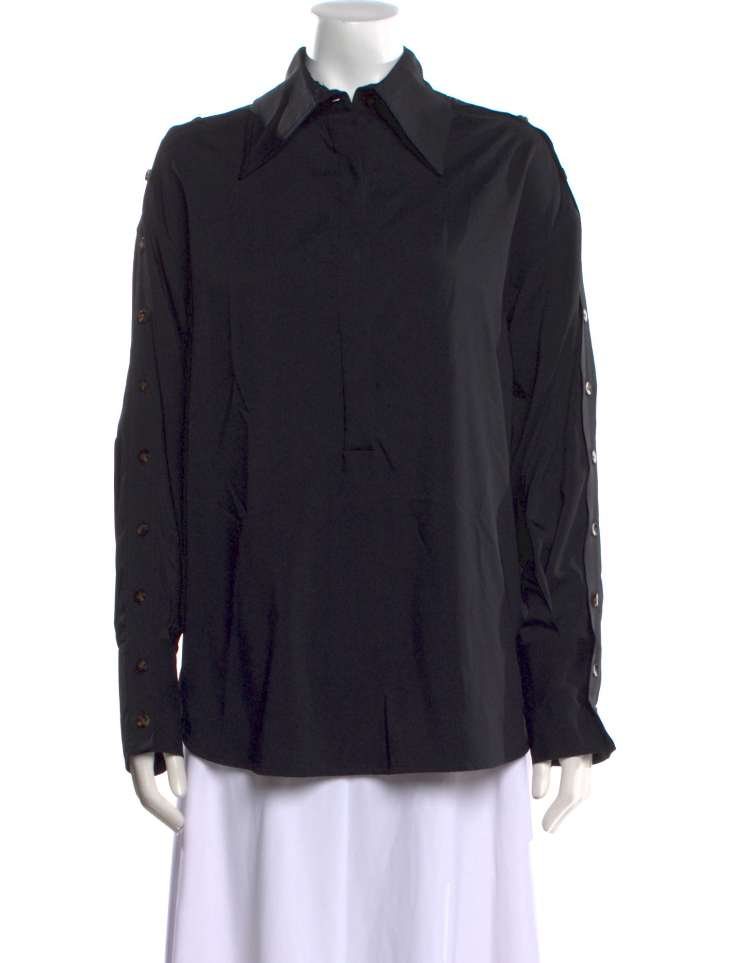 Proenza Schouler Long Sleeve Button-Up Top w/ Tags