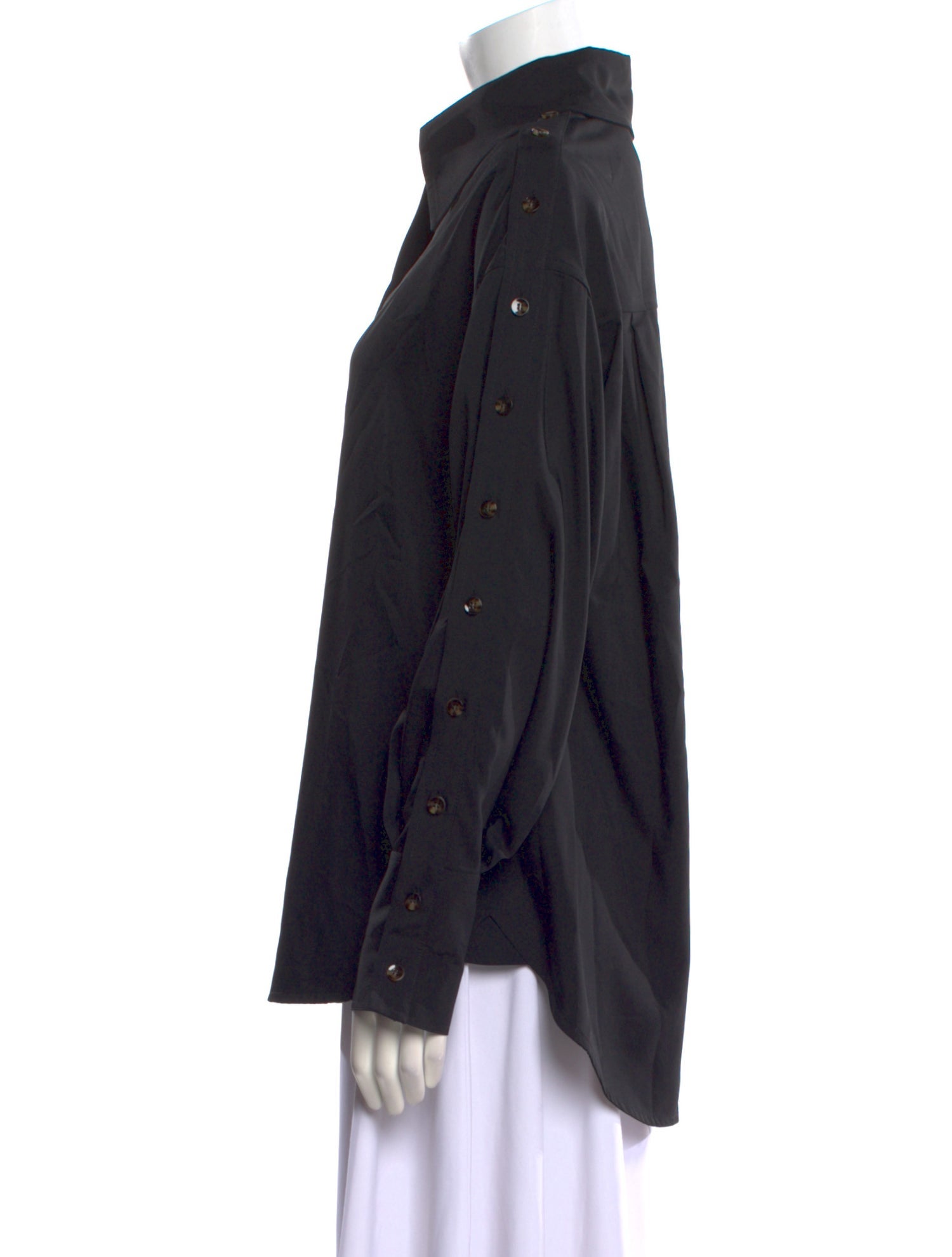 Proenza Schouler Long Sleeve Button-Up Top w/ Tags