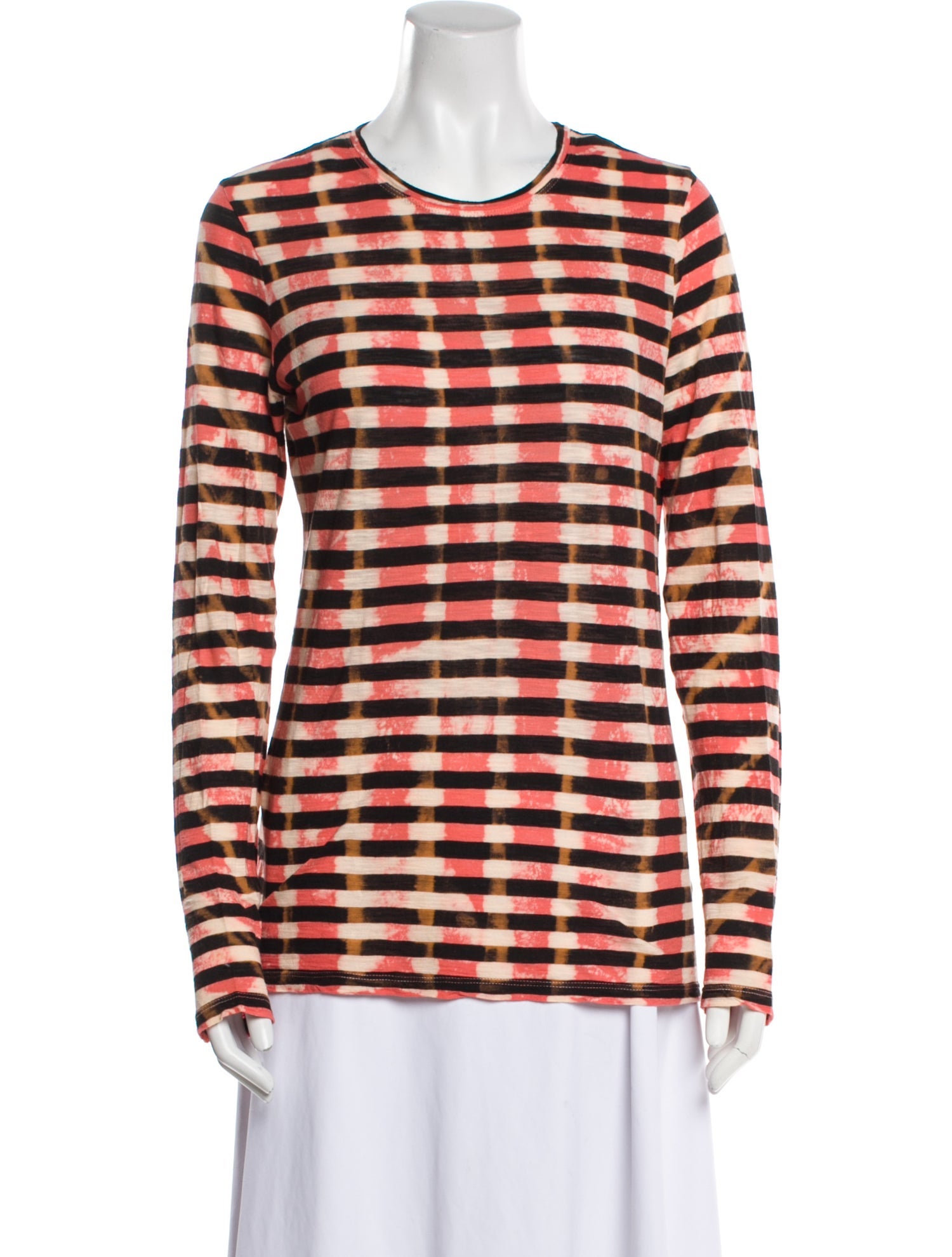Proenza Schouler Striped Crew Neck Sweatshirt