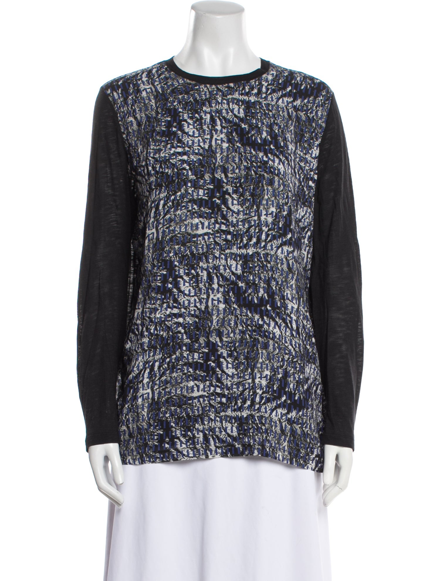 Proenza Schouler Silk Printed Top