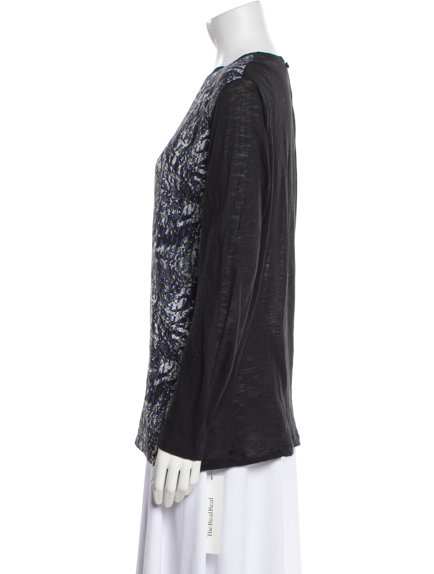 Proenza Schouler Silk Printed Top