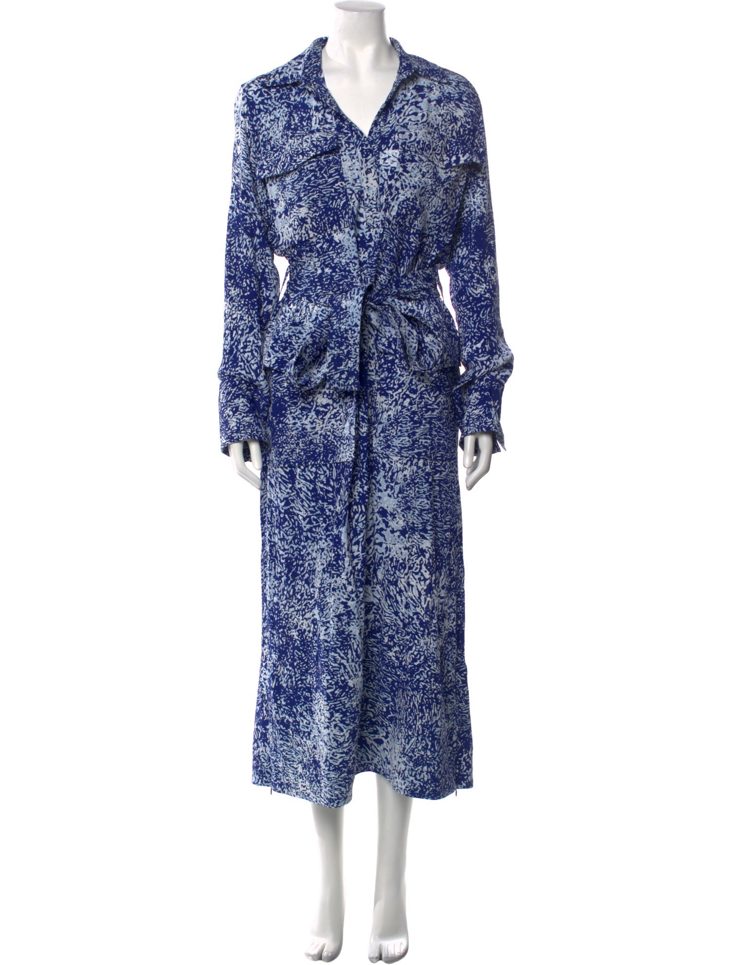 Proenza Schouler Printed Long Dress