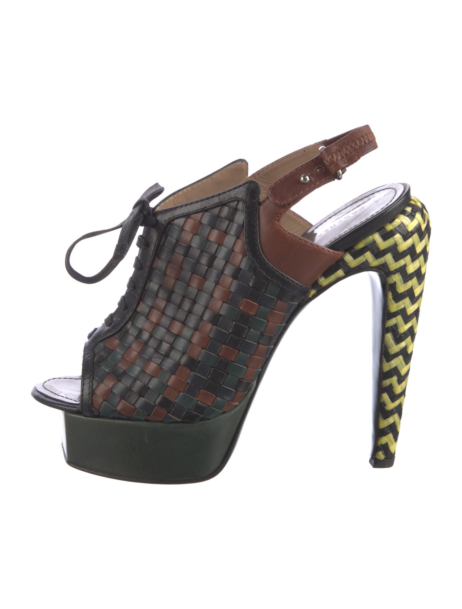 Proenza Schouler Leather Slingback Sandals