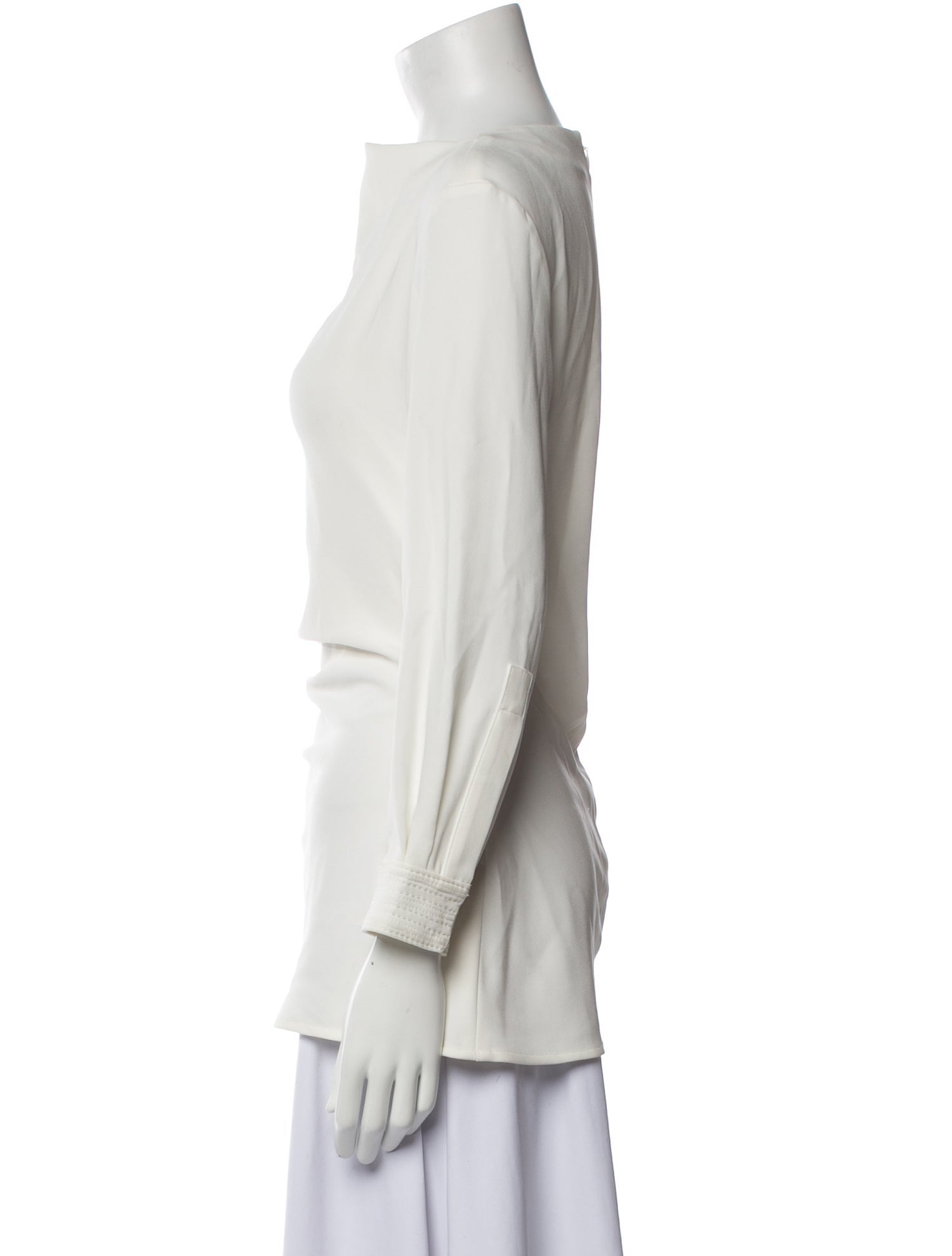 Proenza Schouler Bateau Neckline Long Sleeve Tunic