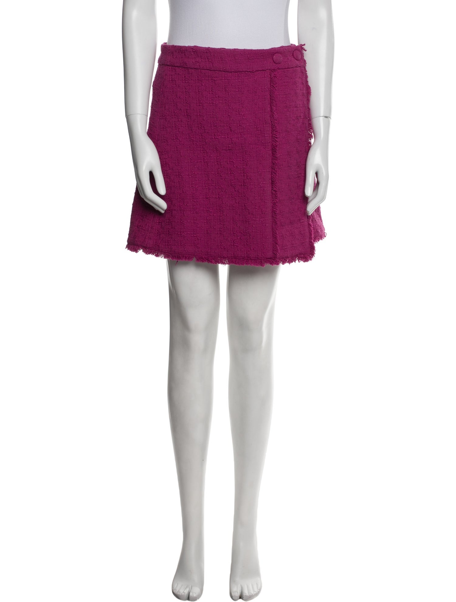 Proenza Schouler Raw-Edge Trim Mini Skirt