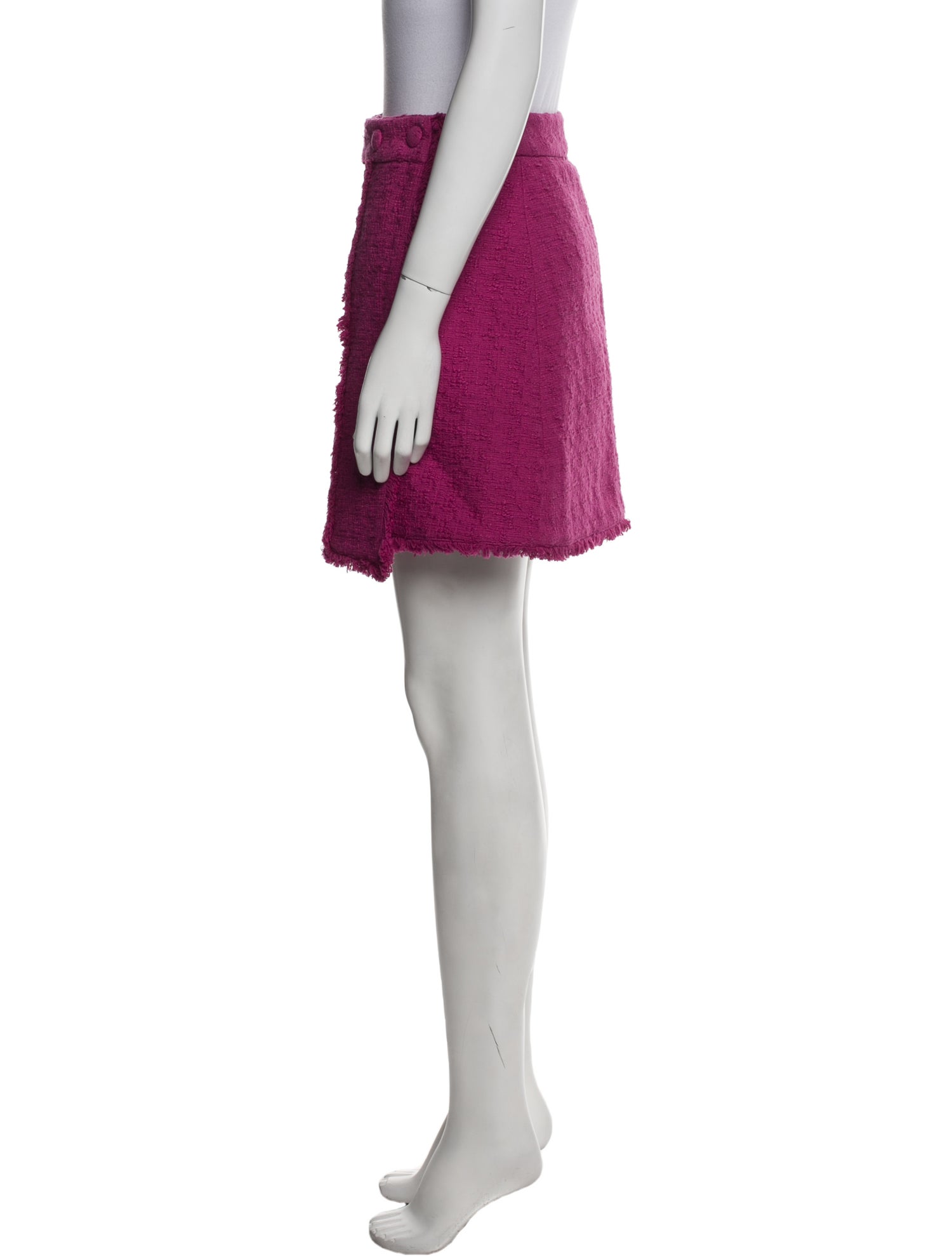 Proenza Schouler Raw-Edge Trim Mini Skirt