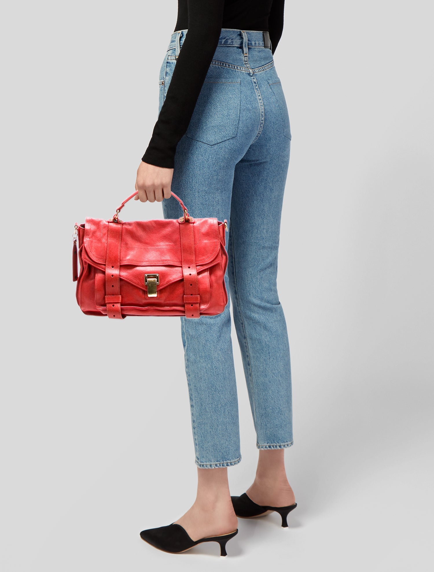 Proenza Schouler Leather Top Handle Bag