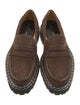 Proenza Schouler Suede Scalloped Accent Loafers
