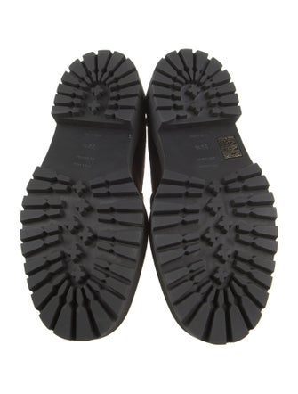 Proenza Schouler Suede Scalloped Accent Loafers