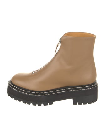 Proenza Schouler Leather Combat Boots