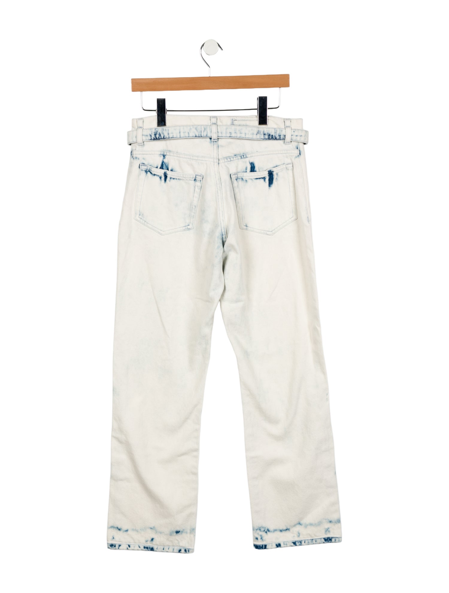 Proenza Schouler Mid-Rise Straight Leg Jeans