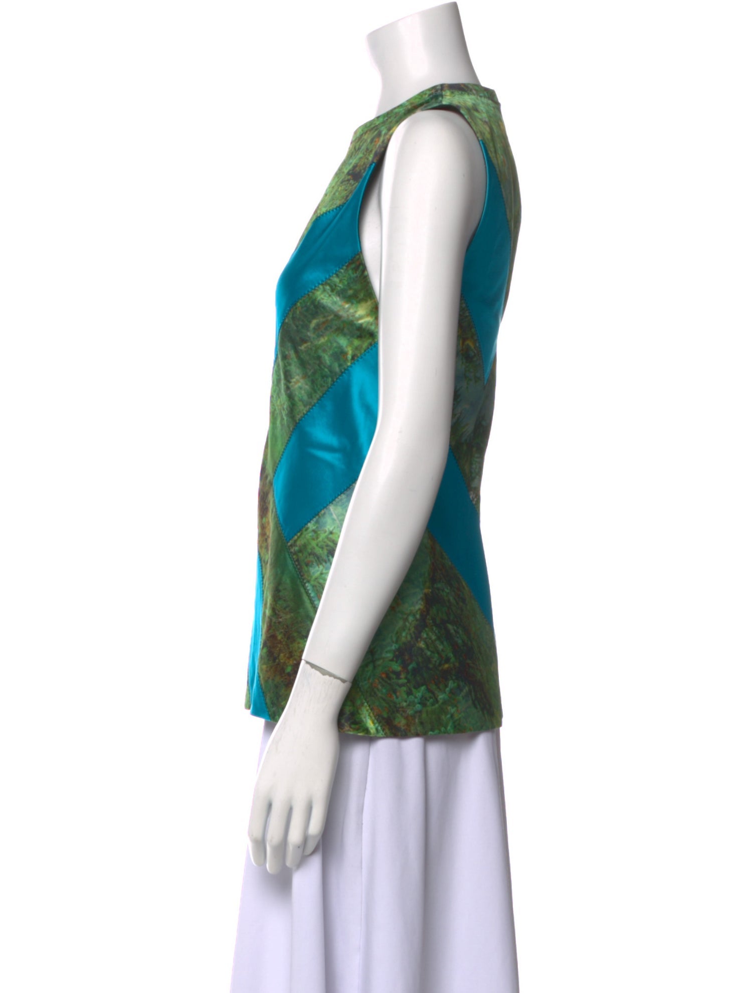 Proenza Schouler Printed Crew Neck Top