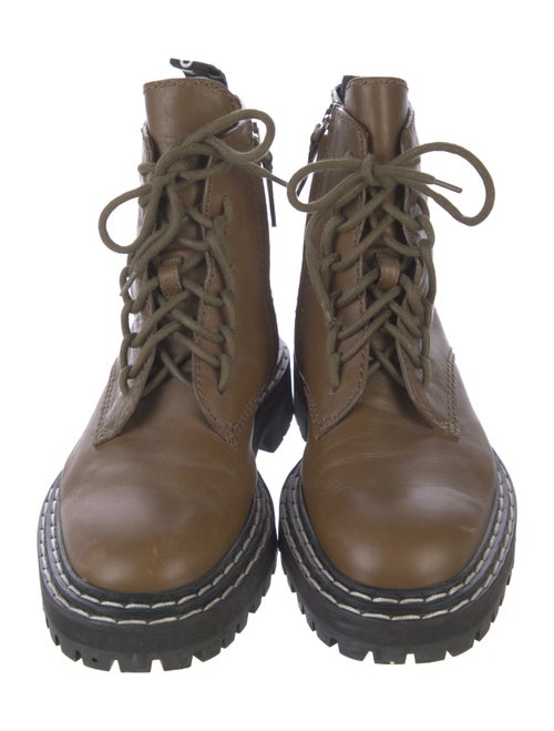 Proenza Schouler Leather Combat Boots