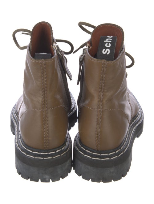 Proenza Schouler Leather Combat Boots