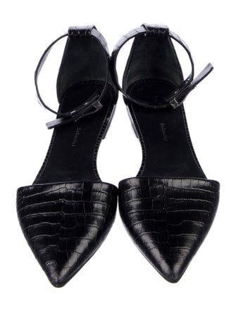 Proenza Schouler Leather D'Orsay Flats