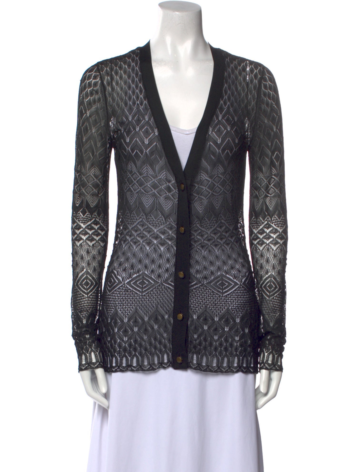 Proenza Schouler Lace Printed Sweater