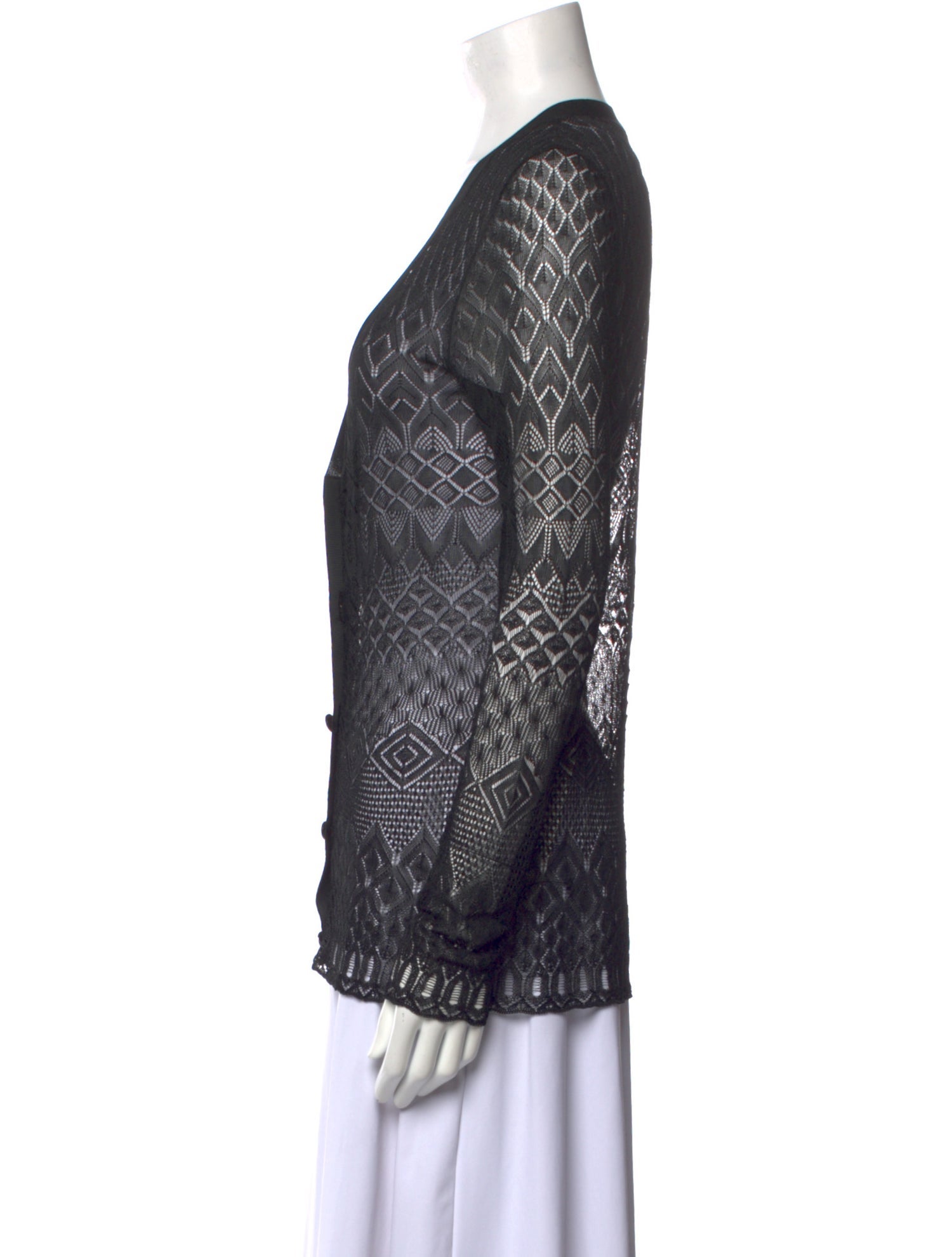 Proenza Schouler Lace Printed Sweater