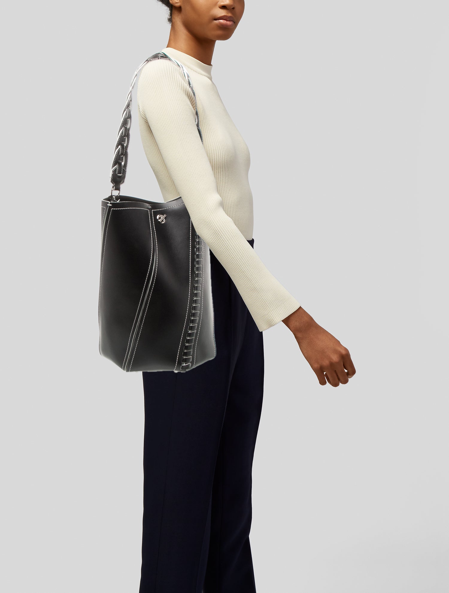 Proenza Schouler Leather Bucket Bag