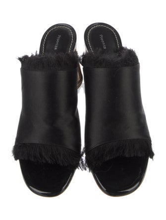 Proenza Schouler Satin Slides