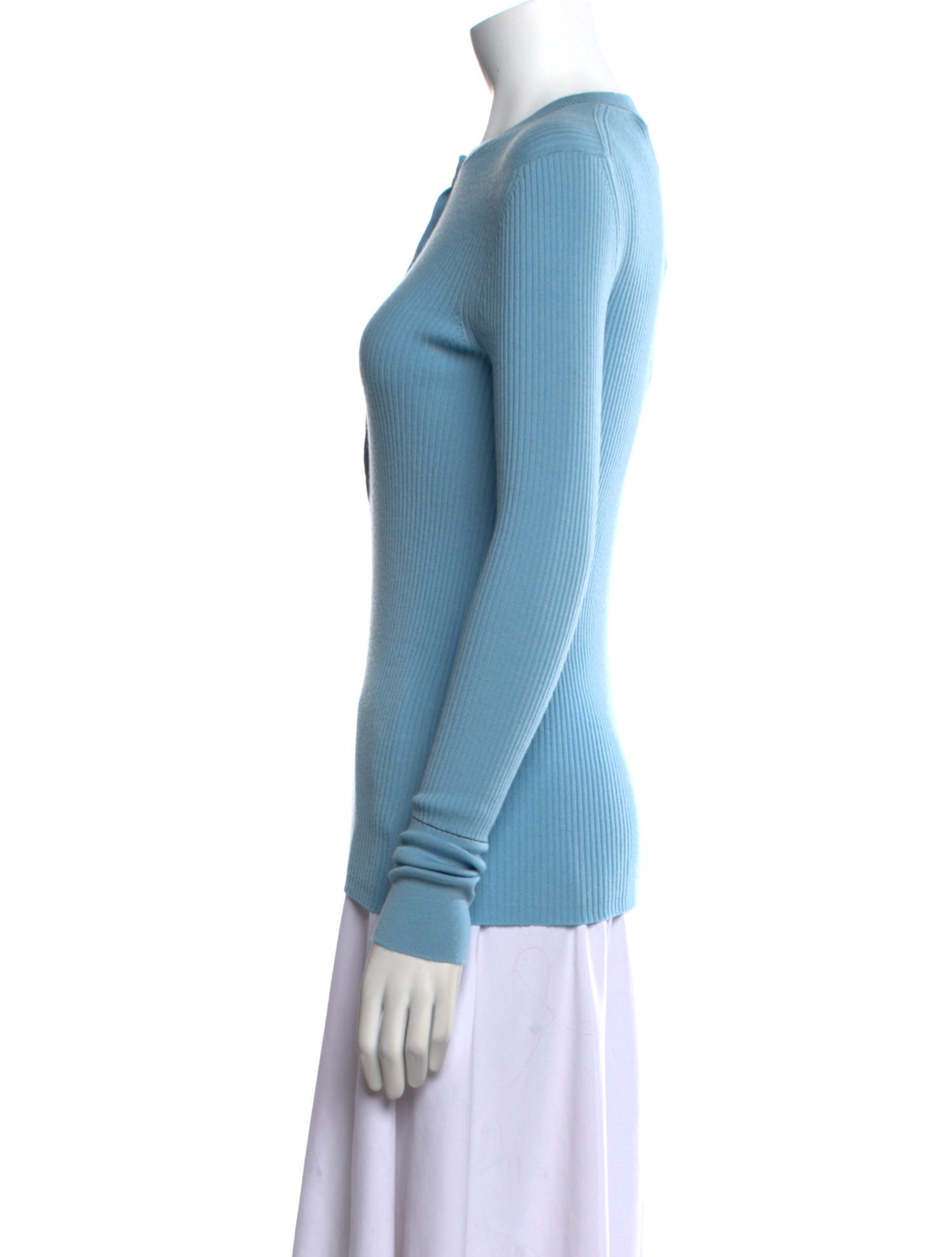 Proenza Schouler Merino Wool Mock Neck Top