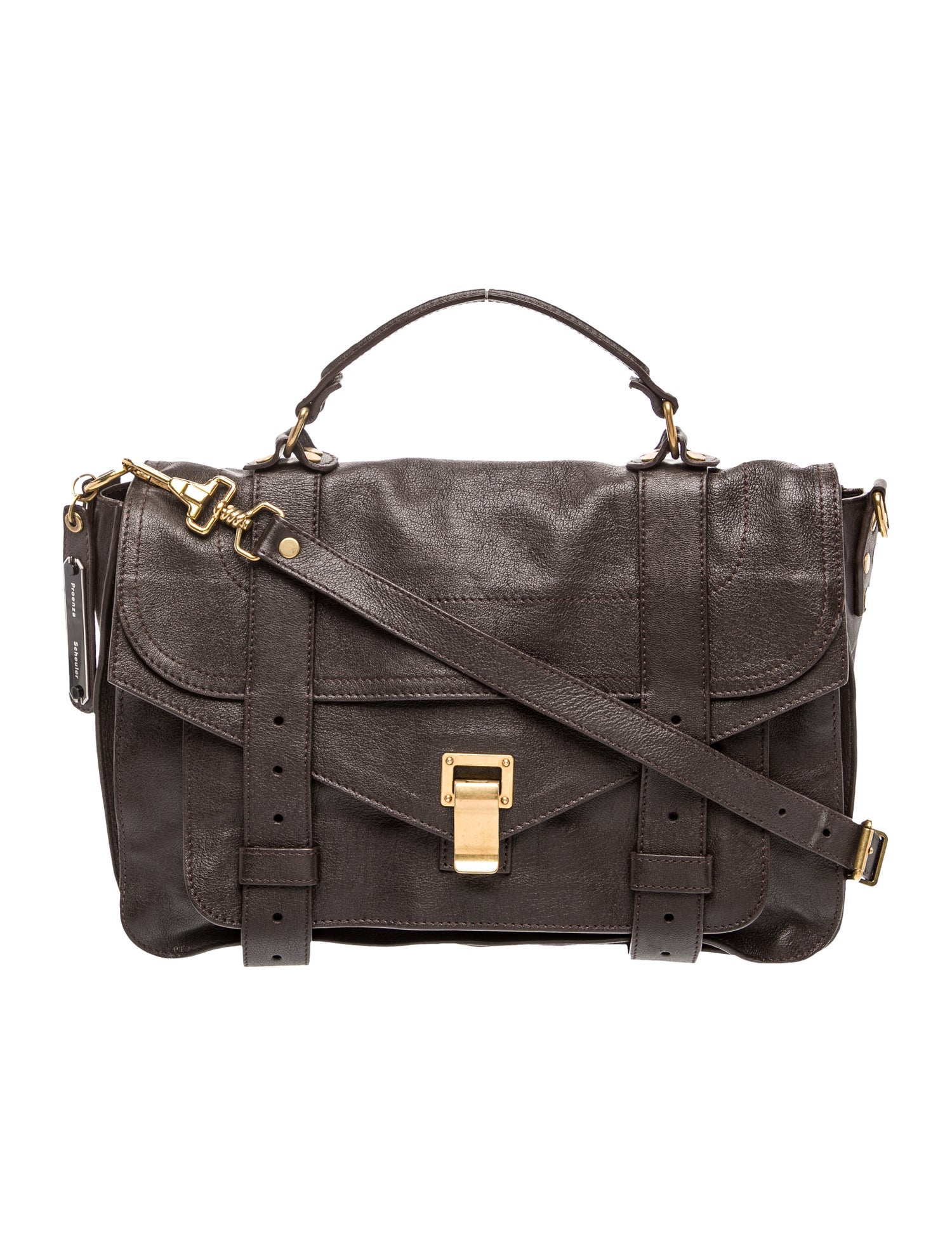 Proenza Schouler Leather Messenger Bag