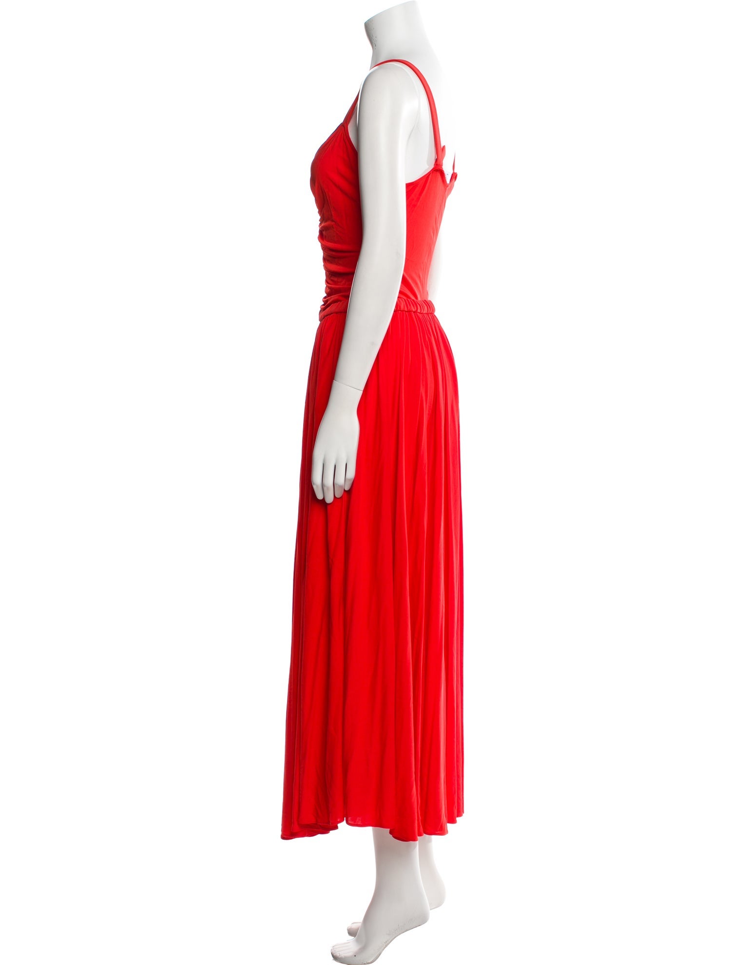 Proenza Schouler V-Neck Long Dress