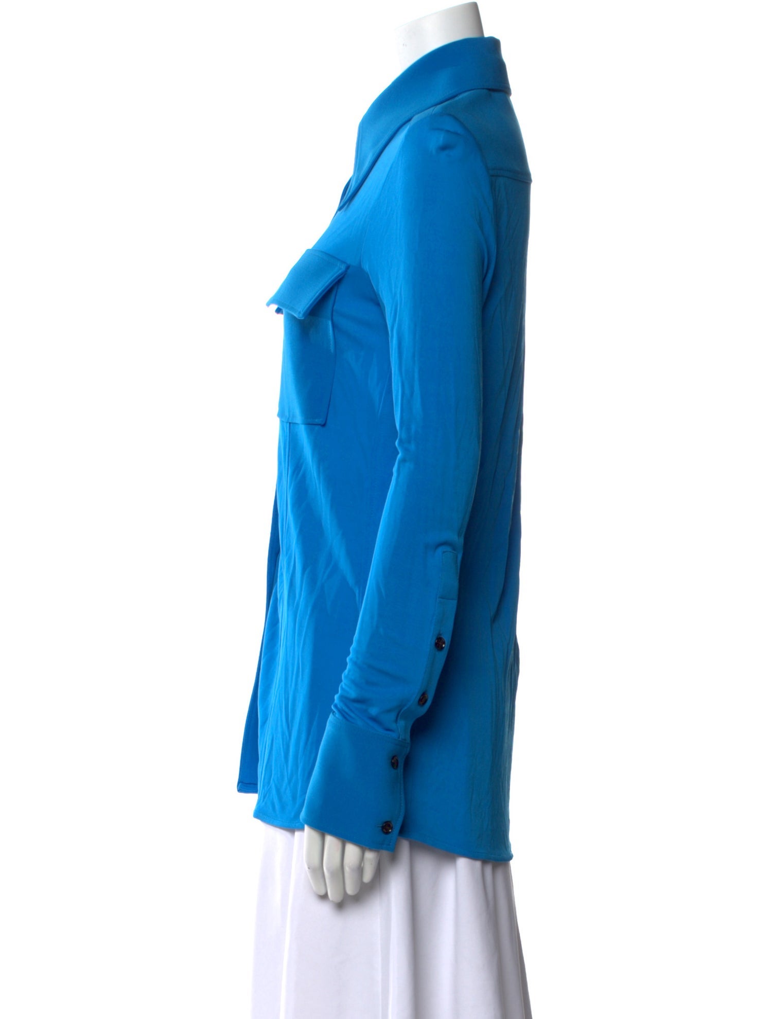 Proenza Schouler Long Sleeve Button-Up Top