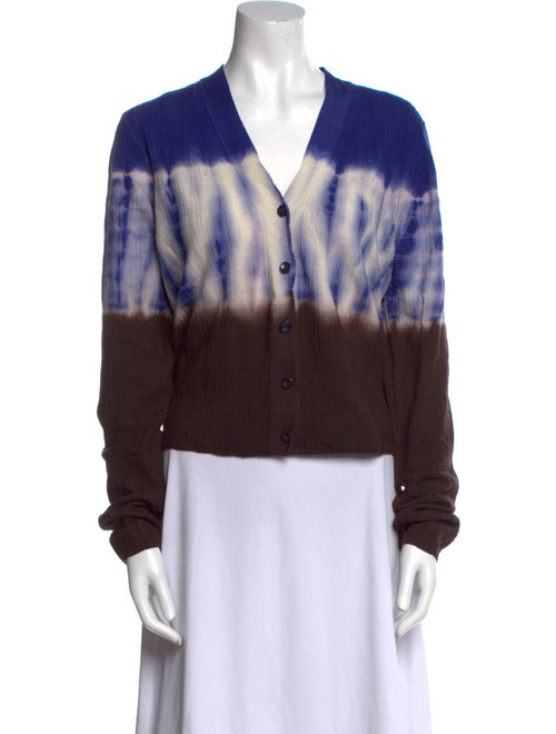 Proenza Schouler Wool Tie-Dye Print Sweatshirt