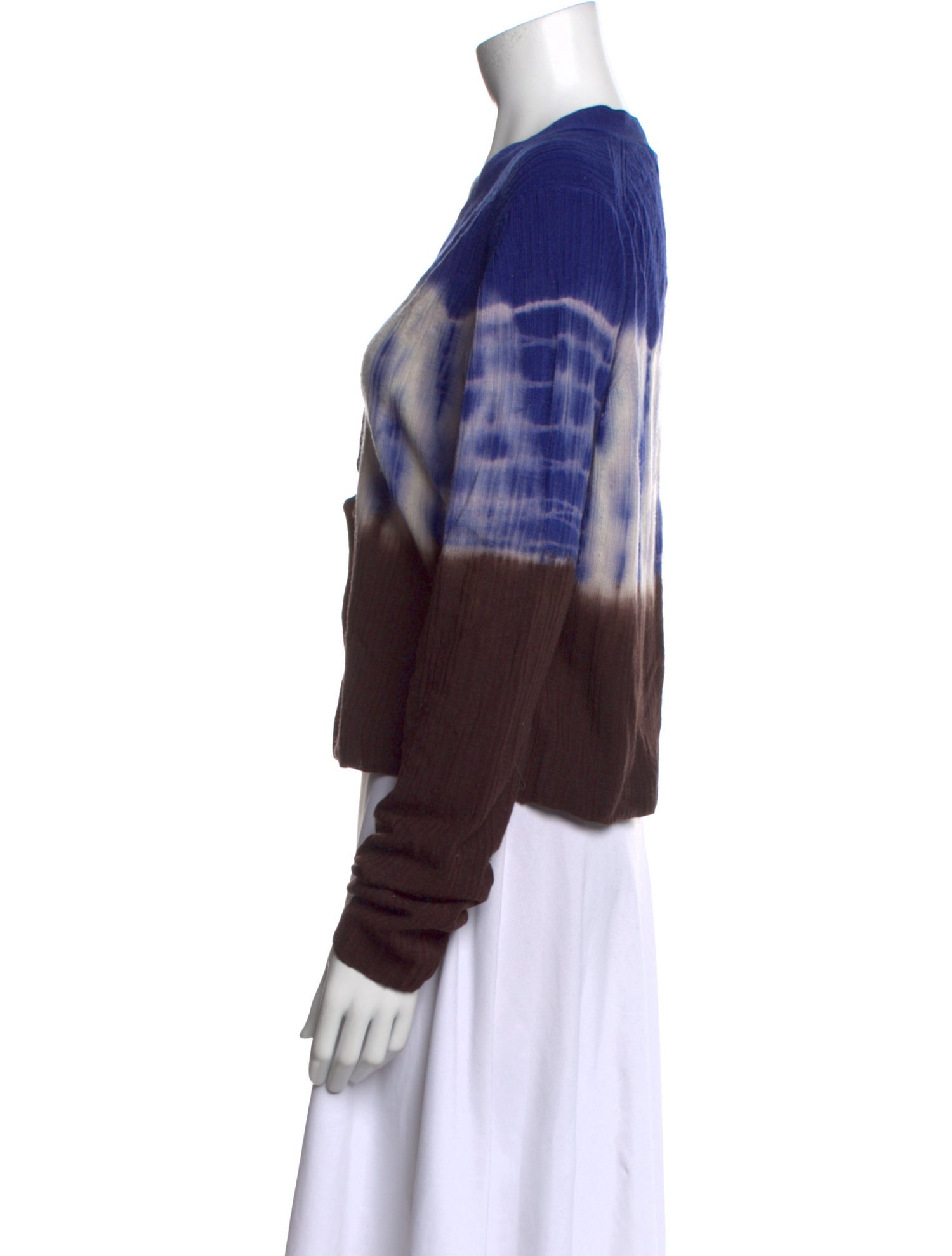 Proenza Schouler Wool Tie-Dye Print Sweatshirt