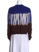 Proenza Schouler Wool Tie-Dye Print Sweatshirt