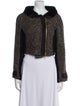 Proenza Schouler Linen Tweed Pattern Evening Jacket